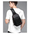 Men Chest bag for 9.7" iPad USB Charging Short Trip Messenger Bags Water Repellent Crossbody Bag