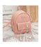 Mini Backpack Women PU Leather Shoulder Bag For Teenage Girls Kids Multi-Function Bagpack