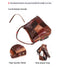 Genuine Leather  Luxury Top-handle Ladies Bucket Shoulder Designer Band Large Crossbody Bag