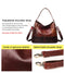 Genuine Leather  Luxury Top-handle Ladies Bucket Shoulder Designer Band Large Crossbody Bag