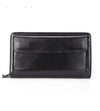 Business Genuine Leather Clutch Wallet Men Long Leather Phone Bag Purse Male  Large Size Handy Coin Wallet Card Holder Money Bag