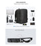 Multi-layer Space 17 inch USB Recharging Laptop Travel Male Bag Anti-thief Backpack