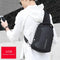 Multifunction Crossbody Bags Men USB Charging Chest Pack Water Repellent Shoulder Bag