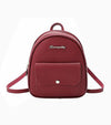 Mini Backpack Women PU Leather Shoulder Bag For Teenage Girls Kids Multi-Function Bagpack