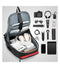 Men Chest bag for 9.7" iPad USB Charging Short Trip Messenger Bags Water Repellent Crossbody Bag