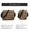 Fashion Solid Men Canvas Messenger Satchel Buckle Casual Portable Simple Shoulder Bag