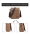 Fashion Solid Men Canvas Messenger Satchel Buckle Casual Portable Simple Shoulder Bag