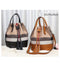 Nuleez plaid bucket bag women classical bag barrel-shaped string lock design 2020