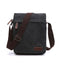 Fashion Solid Men Canvas Messenger Satchel Buckle Casual Portable Simple Shoulder Bag