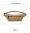 AIREEBAY Men Casual Durable Fanny Waist Pack Male Waist Bags Belt Canvas 2019 New Hip Bum Military Bag Pouch Three Zipper Pocket