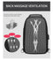 Men Chest bag for 9.7" iPad USB Charging Short Trip Messenger Bags Water Repellent Crossbody Bag