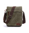 Fashion Solid Men Canvas Messenger Satchel Buckle Casual Portable Simple Shoulder Bag