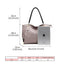 FOXER Brand Women's Cow Leather Handbags Female Shoulder bag designer Luxury Lady Tote Large Capacity Zipper Handbag for Women