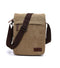 Fashion Solid Men Canvas Messenger Satchel Buckle Casual Portable Simple Shoulder Bag