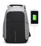 Multifunction USB charging Men 15" Laptop For Teenager Fashion Travel anti theft backpack