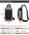 KAKA Luxury Brand Chest Bag USB Messenger Crossbody Bags for Men   Shoulder Sling Bag Waterproof Short Trip mobile phone bag