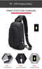 KAKA Luxury Brand Chest Bag USB Messenger Crossbody Bags for Men   Shoulder Sling Bag Waterproof Short Trip mobile phone bag