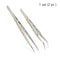 Professional Eyelashes Tweezers For Lashes Extension Nipper Stainless Steel High Precision Eyelash Extension Tweezers Set