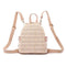 Ladies Fashion Straw Pearl Backpack Zipper Travel Casual Summer Multifunction Shoulder Bag