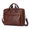 Men Genuine Leather Handbags Casual Leather Laptop Bags Male Business Travel Messenger Bags Men's Crossbody Shoulder Bag