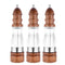 Wooden Salt and Pepper Grinder Set - Wood and Acrylic Mills, Adjustable coarseness ceramic grinder