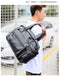 WEIXIER Men New Brand Fashion PU Leather Large Capacity Men Travel Bag Multifunctional Casual Man Shoulder Fashion Bags