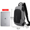 KAKA Luxury Brand Chest Bag USB Messenger Crossbody Bags for Men   Shoulder Sling Bag Waterproof Short Trip mobile phone bag